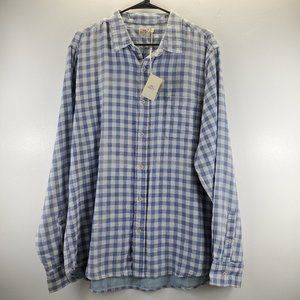 NWT Faherty Long Sleeve Button Down Shirt